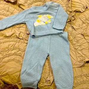 ~ONE TO GROW~ Airplane sweater 2 piece